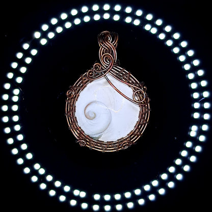 Shiva Eye Pendant "Vortex of the Sea" (Copper)