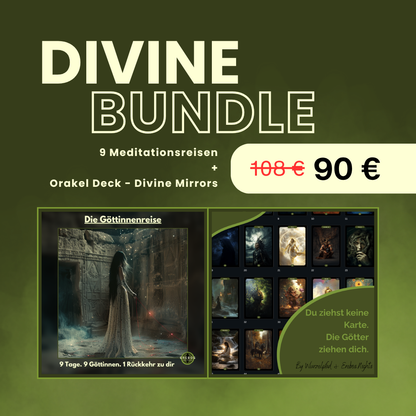 Divine Bundle (Die Göttinnenreise + Orakel Deck - Divine Mirrors)