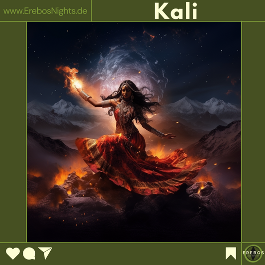 Kali, the wild dance (smoked chocolates) 