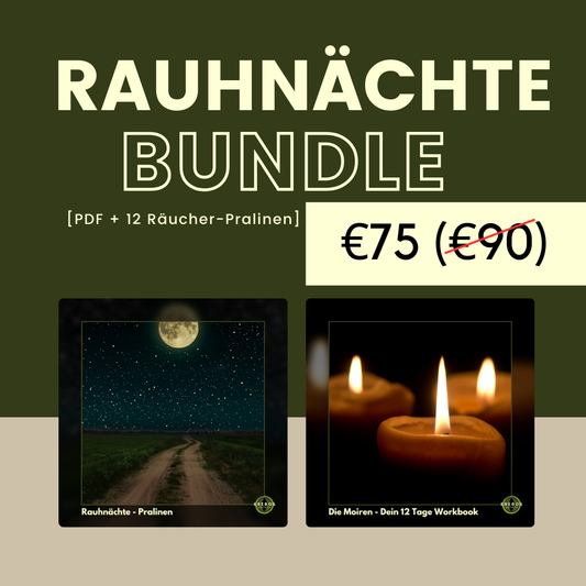 Rauhnächte- Bundle (Workbook+Räucher-Pralinen)